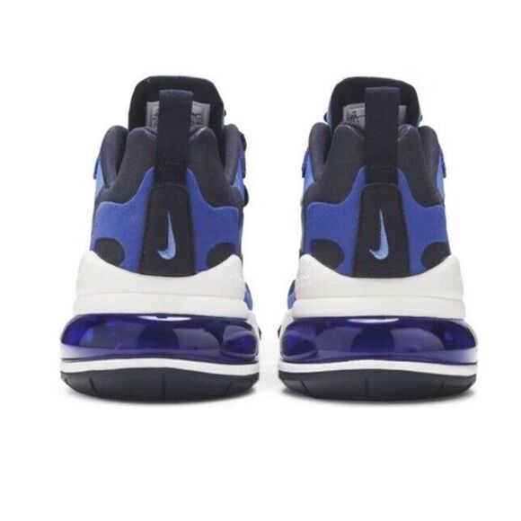 Nike Air Max 270 React Pacific University Hyper Blue Sneakers Men’s 11 EUC - Picture 10 of 11